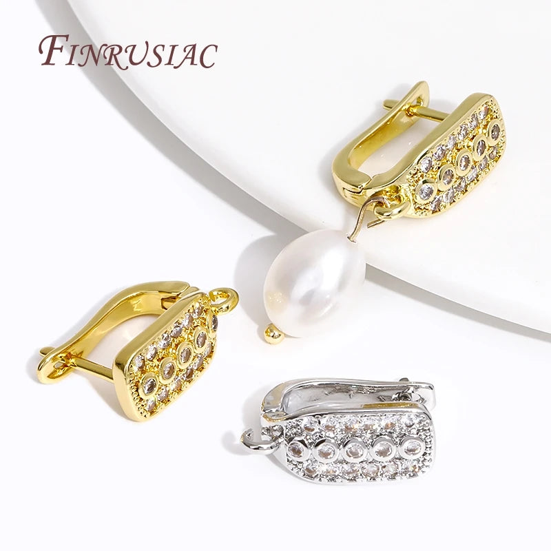 18K Gold Plated Earring Hooks & Clasps – DIY Jewelry Findings Earring Findings P3