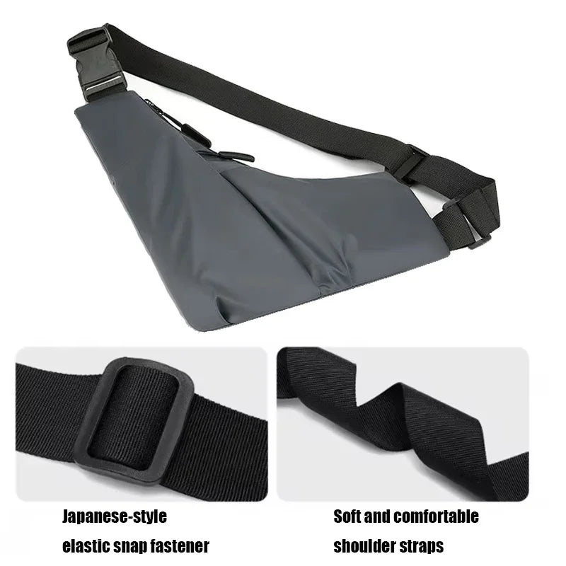 Men's Triangle Sling Bag – Large Capacity Crossbody Chest Pack Crossbody Sling Bag P3