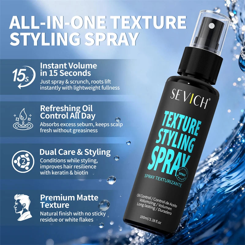 Sevich Sea Salt Hair Spray – Texture, Volume & Wave Styling Hair Styling Spray P3
