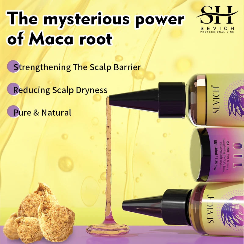 Sevich Maca Root Hair Growth Oil & Butter Set | Castor Oil Hair Growth Set P3