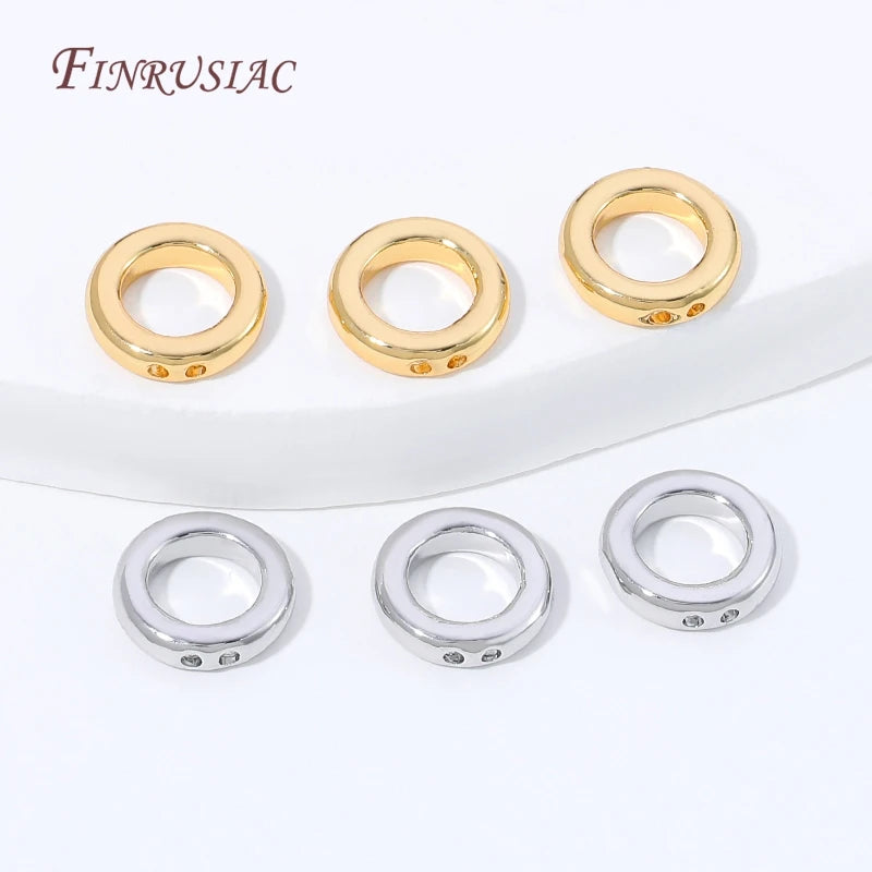 18K Gold Plated Brass Cord End Beads – 4mm DIY Jewelry Findings Jewelry Findings P3