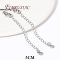 18K Gold Plated 5cm Extension Chain Lobster Clasp – DIY Jewelry Jewelry Extension Chain P3 Rhodium Plated 10 pieces