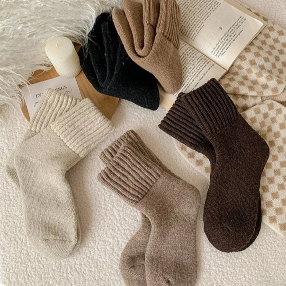 Thickened Winter Ski Socks – Warm Outdoor Wool-Style Socks Thermal Winter Socks P3