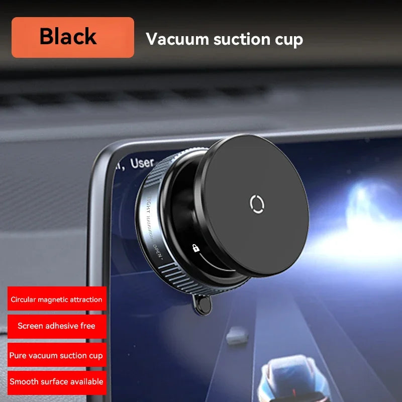 K007 Magnetic Car Phone Holder – 360° Foldable Vacuum Mount Car Phone Mount P3