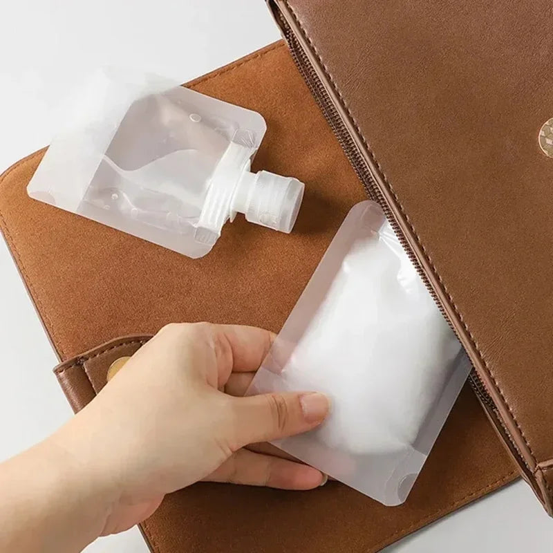 15-Pack Refillable Travel Squeeze Pouches – Shampoo & Lotion Travel Toiletry Pouches P3