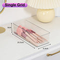 Clear Acrylic Makeup Organizer – Layered Desktop Storage Box Makeup Storage Organizer P3 Single Grid