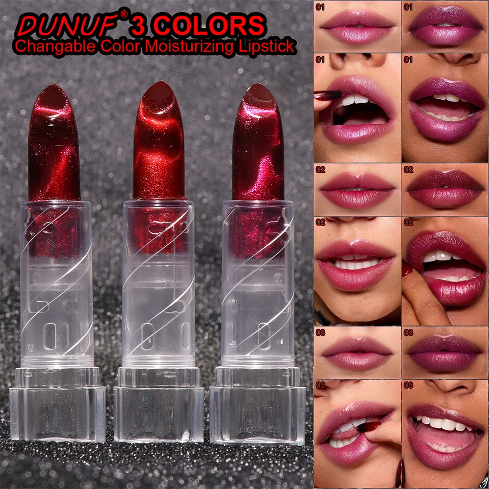 DUNUF Shimmer Jelly Lipstick – Waterproof Moisturizing Gloss Jelly Lipstick P3