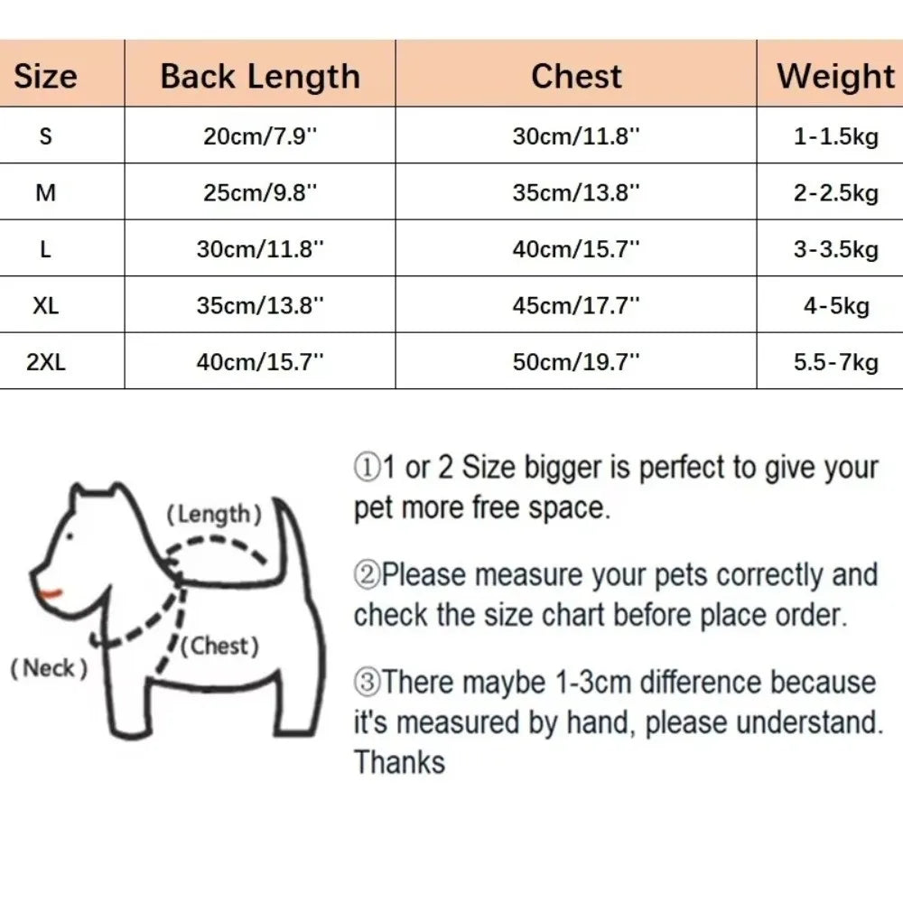 Winter Fleece Dog Coat – Warm Jacket for Small Dogs & Cats Pet Dog Coat P3