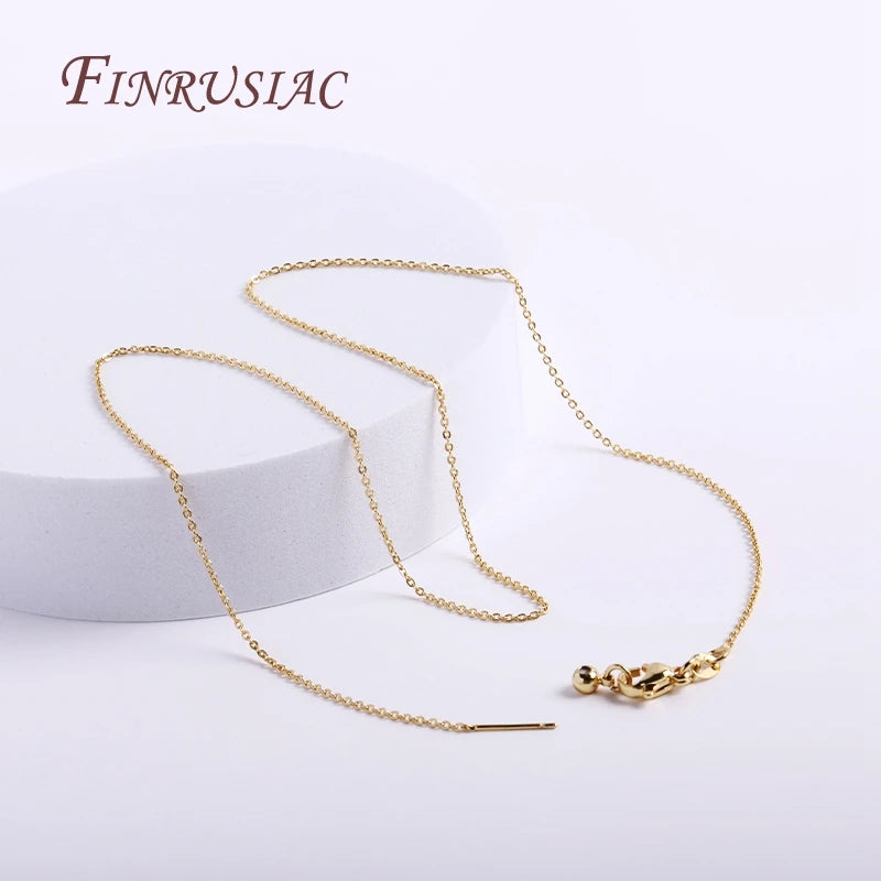 18K Gold Plated Adjustable Brass Chain – Jewelry Making Supply Jewelry Making Chain P3