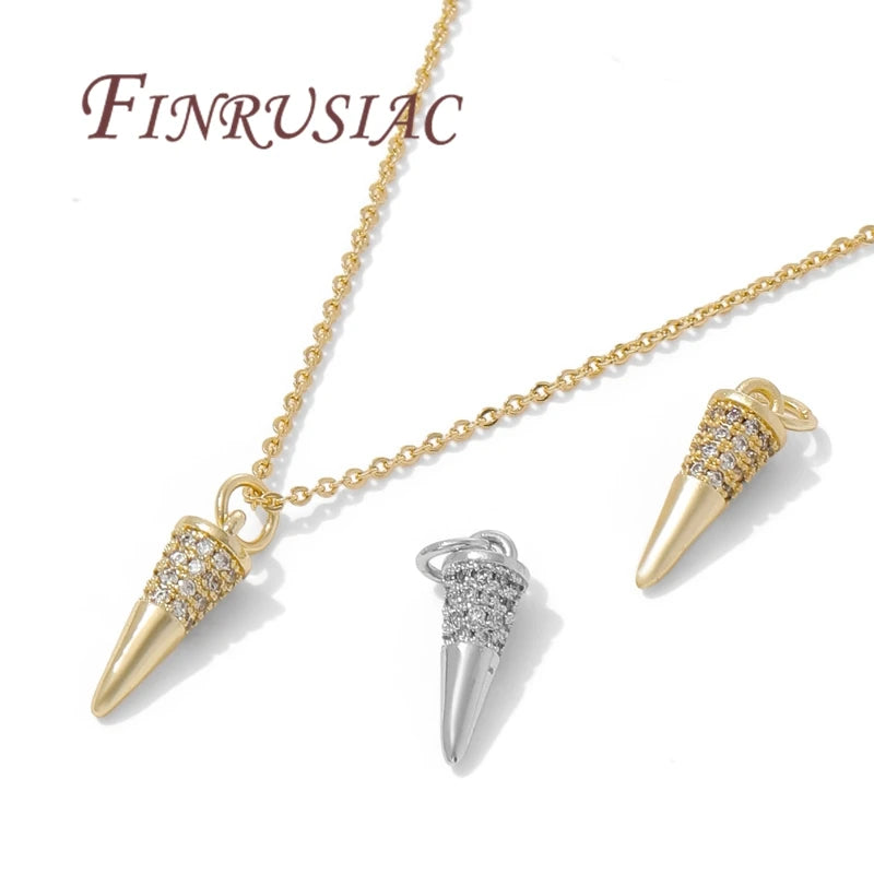 18K Gold Plated Brass Pendant Charms | DIY Jewelry Findings 3 Styles Jewelry Pendant Charms P3