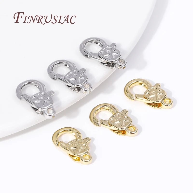 18K Gold Plated Lobster Clasps 15.2×9.5mm | DIY Jewelry Lobster Clasp Findings P3