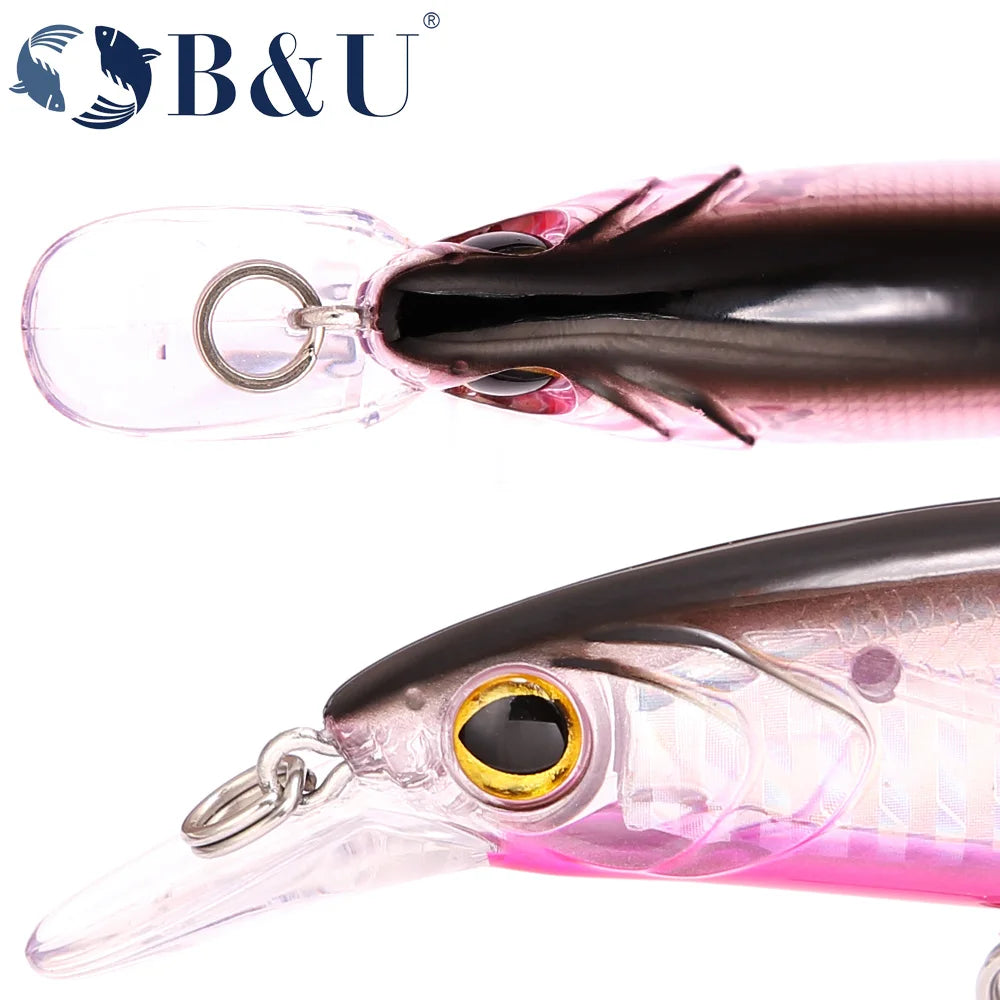 B&U Saltwater Floating Minnow Lure – Tuna Bass Long Cast Saltwater Fishing Lure P3