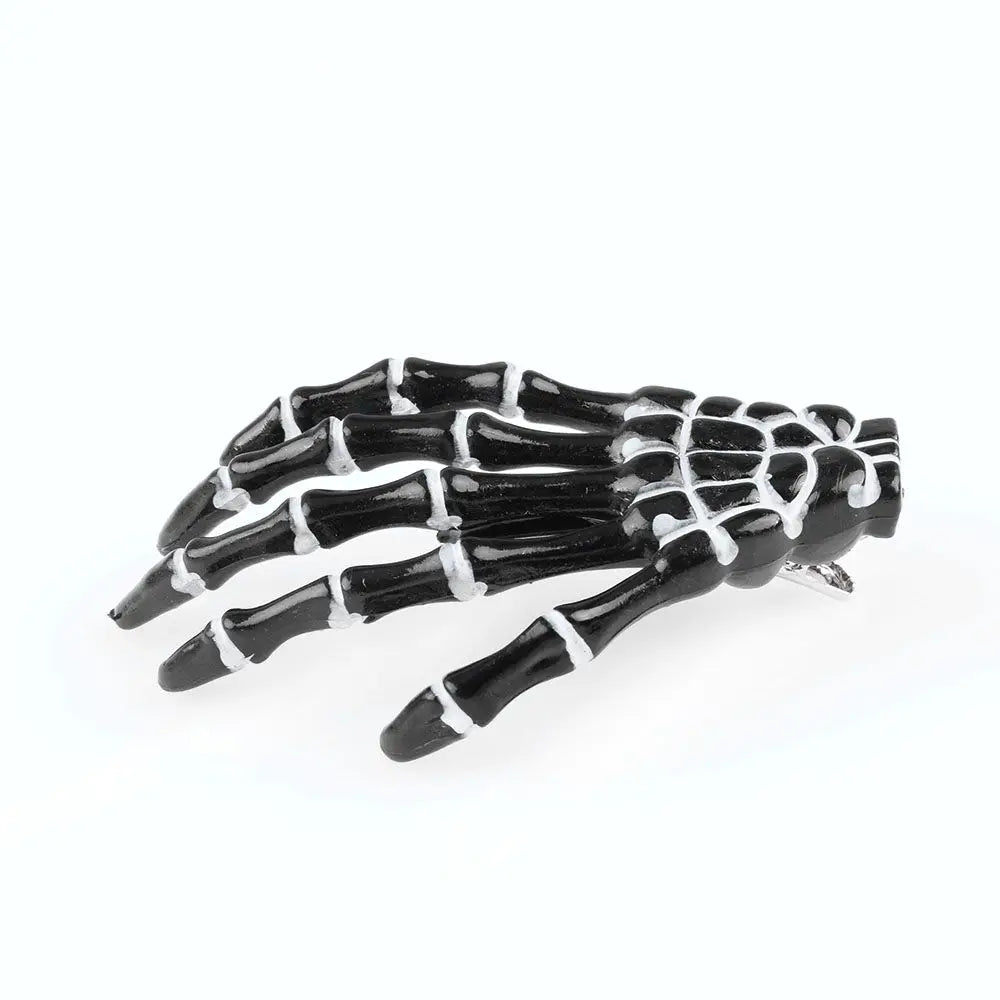 2PCS Skull Skeleton Hand Hair Claw Clips – Halloween Accessories Halloween Hair Clip P3