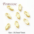 18K Gold Plated Lobster Clasp – DIY Jewelry Findings & Fasteners Jewelry Clasp Finding P3 18K Real Gold Plated 20 Pieces