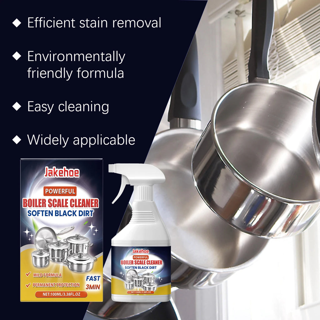 JAKEHOE Heavy-Duty Pot Bottom Degreaser & Scale Cleaner Spray Kitchen Degreaser Spray P3