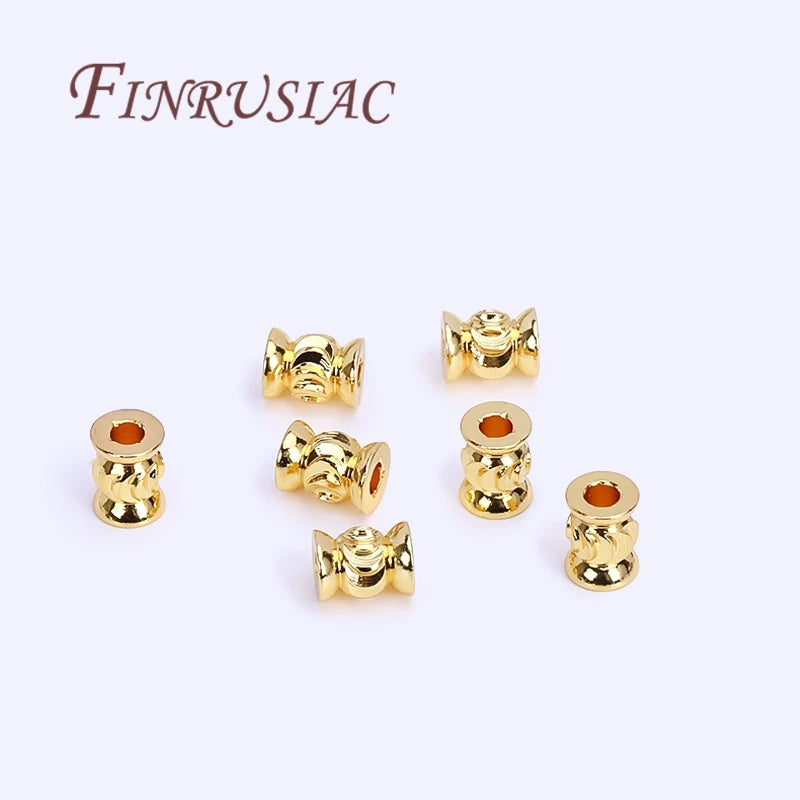 18K Gold Plated Spacer Beads – DIY Bracelet Jewelry Findings Jewelry Spacer Beads P3