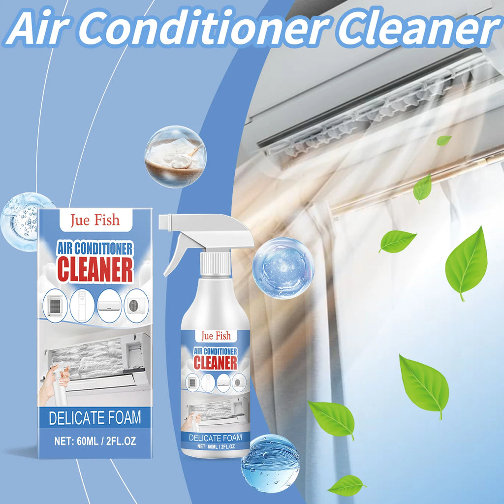 Jue-Fish No-Rinse AC Foam Cleaner Spray – 60ml Deodorizing AC Foam Cleaner P3