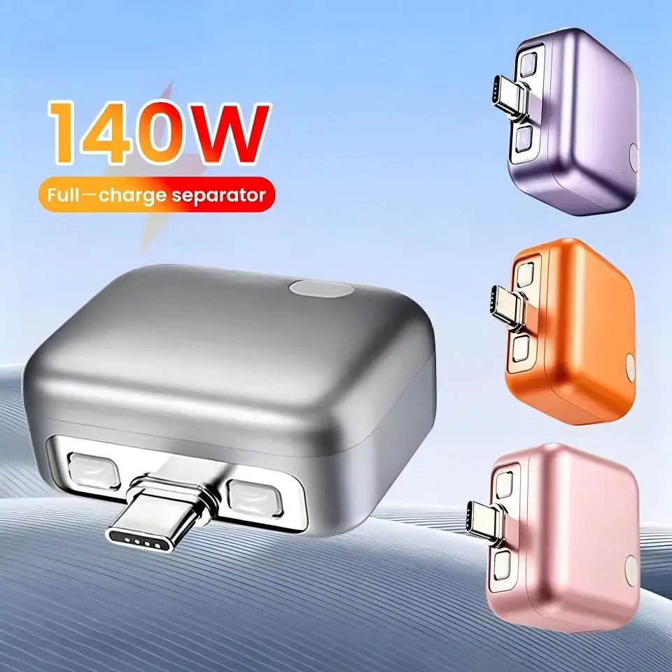 140W Smart Auto-Disconnect USB-C Fast Charging Adapter USB-C Charging Adapter P3