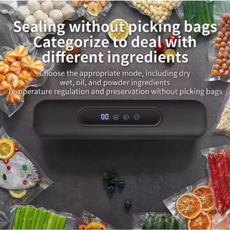 DUTRIEUX Mini Vacuum Sealer | Digital Food Freshness Machine Vacuum Sealer P3