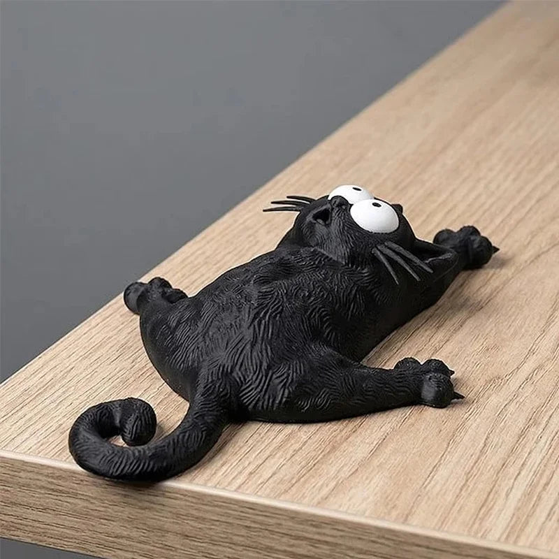 Cute Black Cat Fridge Magnet | Cartoon Home Decor Sticker Decorative Fridge Magnet P3