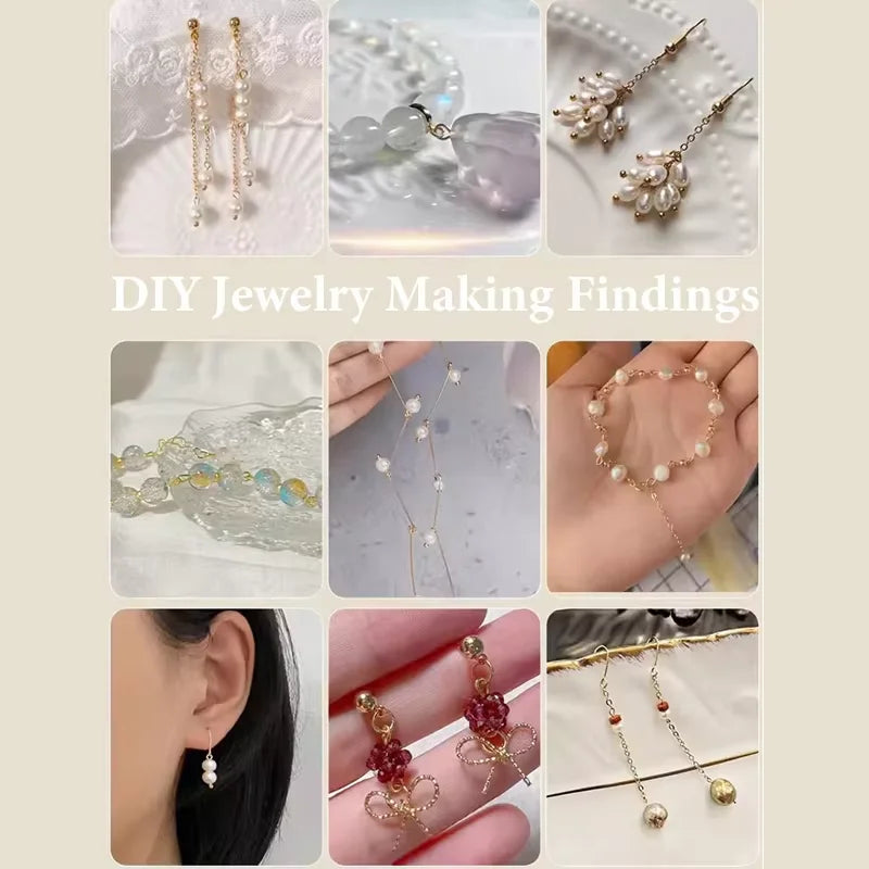 50Pcs 14K Gold Plated Ball Head Pins – DIY Jewelry Findings Jewelry Findings Pins P3