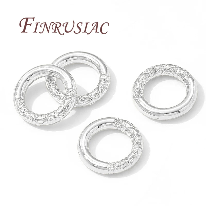 18K Gold Plated Round Connector Rings – DIY Jewelry Making Jewelry Connector Rings P3