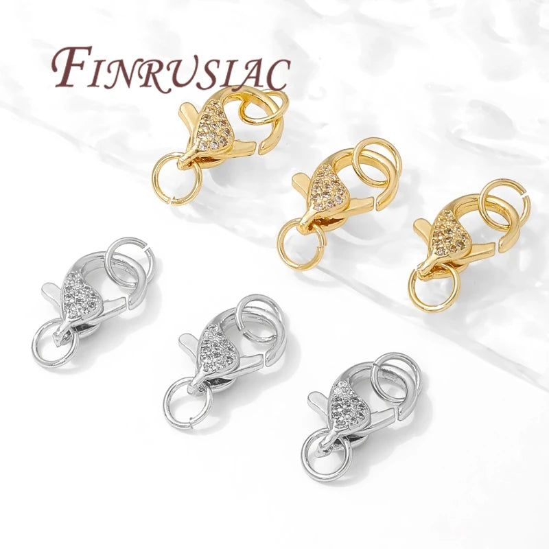 18K Gold Plated Lobster Clasps – 3 Styles for Jewelry Making Jewelry Clasps P3