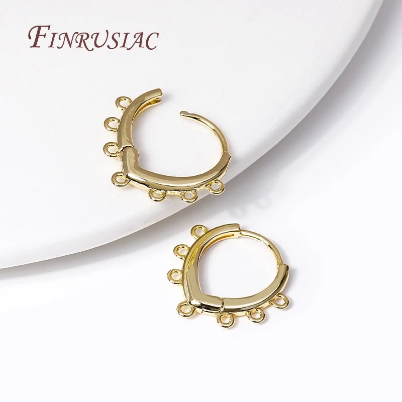 18K Gold Plated French Hoop Earring Clasps | DIY Jewelry Findings Earring Clasps & Findings P3