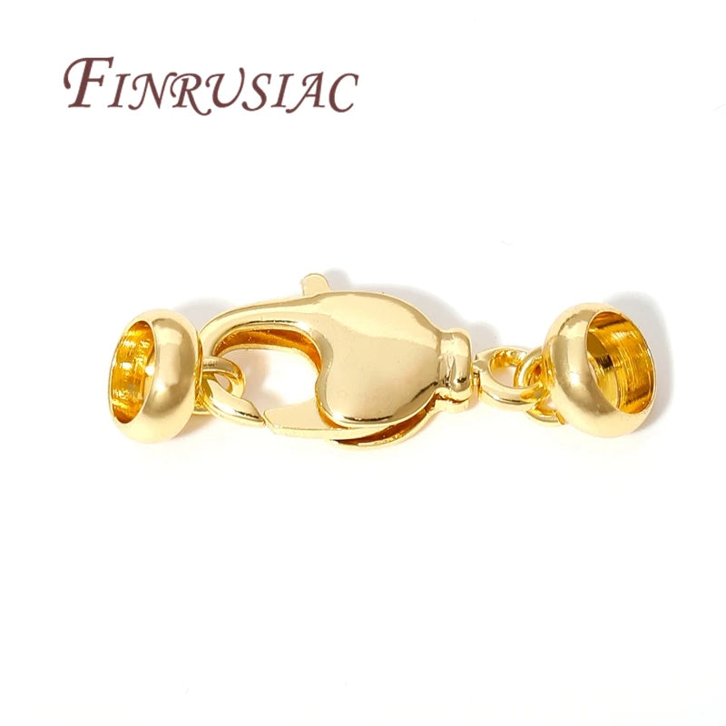 18K Gold Plated Lobster Clasp – DIY Bracelet & Necklace Findings Jewelry Clasp Findings P3