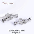 18K Gold Plated Bracelet Clasps – Zircon DIY Jewelry Connectors