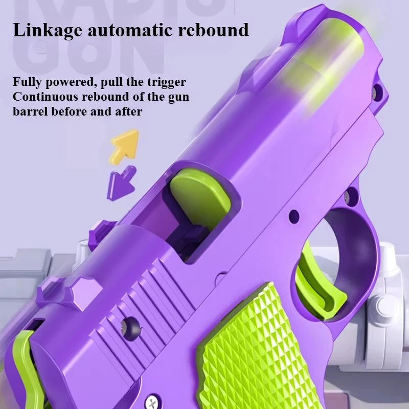 3D Printed Gravity Mini Fidget Pistol Toy | Novelty Gift Novelty Fidget Toy P3