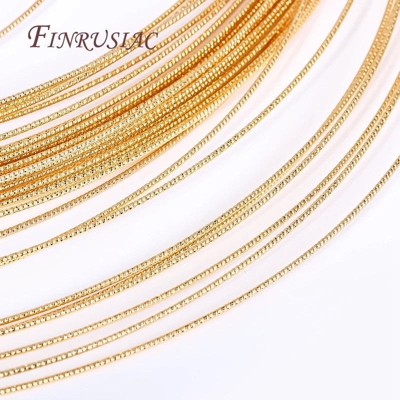 18K Gold Plated Copper Beading Wire – DIY Jewellery Making Jewellery Making Wire P3