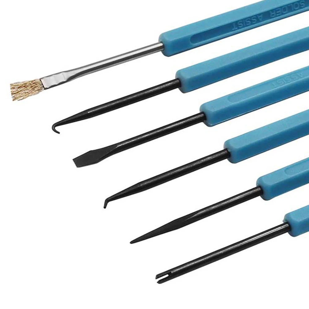 6-Piece Soldering Aid Kit – PCB Repair & Cleaning Tools Soldering Tool Set P3