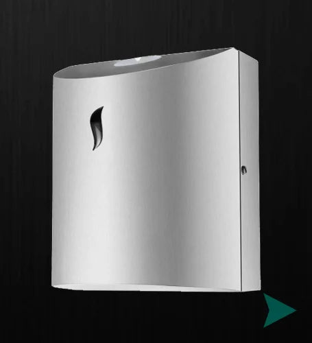 Wall-Mounted No-Touch Wet Towel Dispenser | Gym Wipes Towel Dispenser P3 Silver No plug