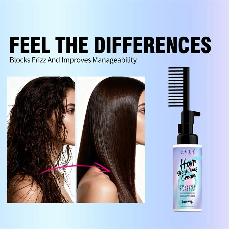 Sevich Keratin Hair Straightening Cream with Comb | 100ml Keratin Hair Cream P3