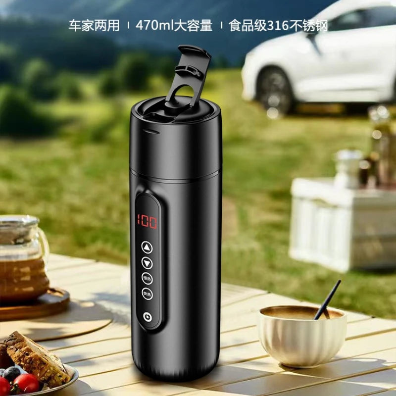 DUTRIEUX 24V Car Electric Kettle Smart Temperature Control Cup Car Electric Kettle P3