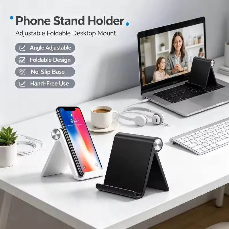 Adjustable Foldable Desktop Phone Stand – Universal Holder Phone Stand P3