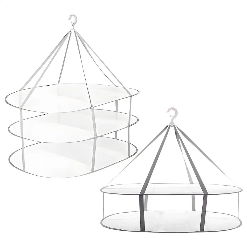 Foldable Mesh Clothes Drying Rack – 2 or 3 Layer Flat Hanger Clothes Drying Rack P3