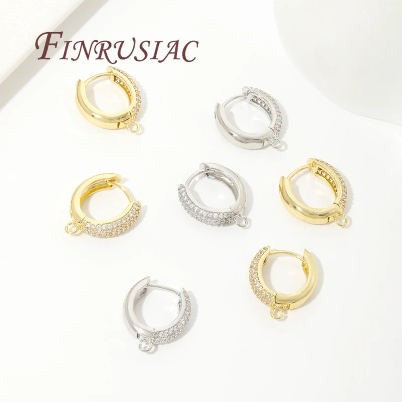 Rhodium Plated Earring Hooks & Clasps | DIY Jewelry Findings Earring Findings P3