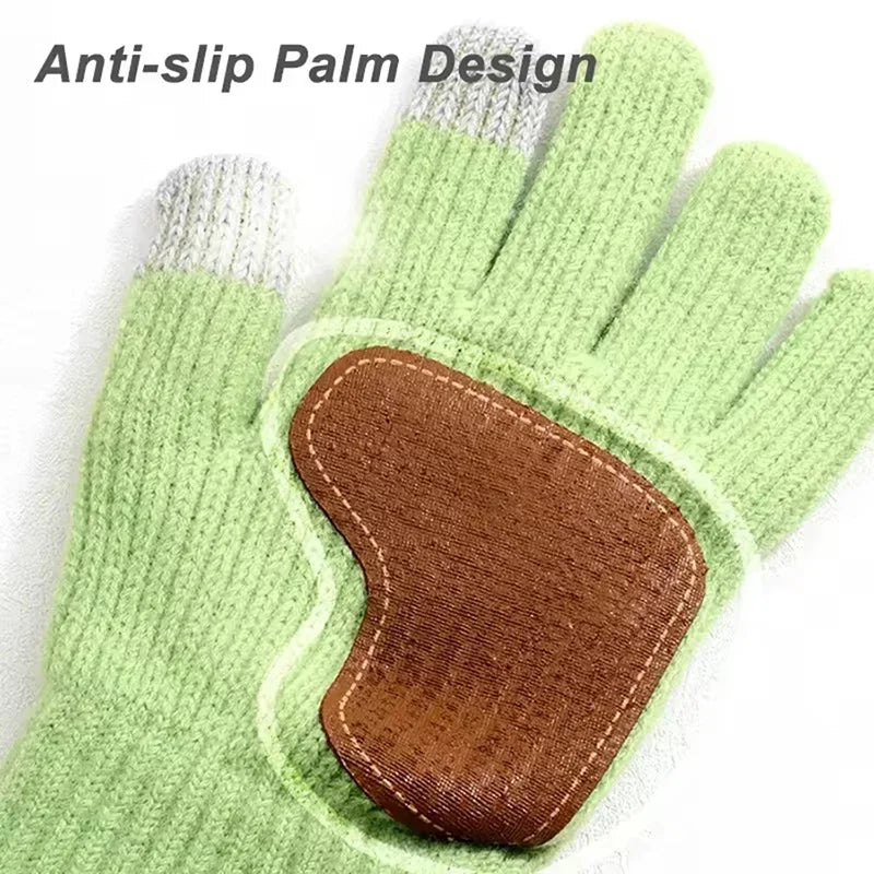 Unisex Knit Winter Gloves – Touchscreen Full Finger Outdoor Knit Winter Gloves P3