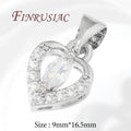 18K Gold Plated Zircon Charms – Sun Heart Star Pendants DIY Jewelry Charms Pendants P3 Rhodium Plated 1 piece