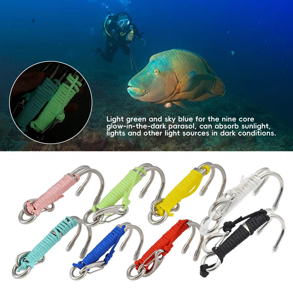 Double Head Scuba Diving Reef Hook | 316 Stainless Steel Diving Reef Hook P3