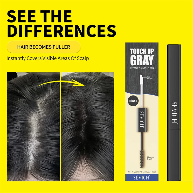 Sevich Hair Dye Pen – Instant Gray Root Touch-Up | 2 Brushes Hair Dye Pen P3