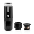 Donirt Portable 2-in-1 Capsule & Ground Coffee Maker Portable Coffee Maker P3 Black