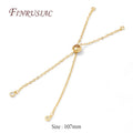 18K Gold Plated Sliding Adjustable Bracelet Chain | DIY Jewelry Jewelry Making Chain P3 18K Real Gold Plated 2 pieces