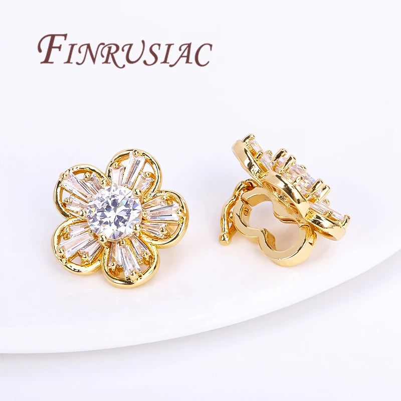 18K Gold Plated Brass Butterfly Clasps – DIY Jewelry Findings Jewelry Clasp Findings P3