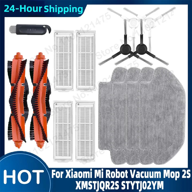 Xiaomi Mi Robot Vacuum Parts – Side Brush, HEPA Filter & Mop Vacuum Replacement Parts P3