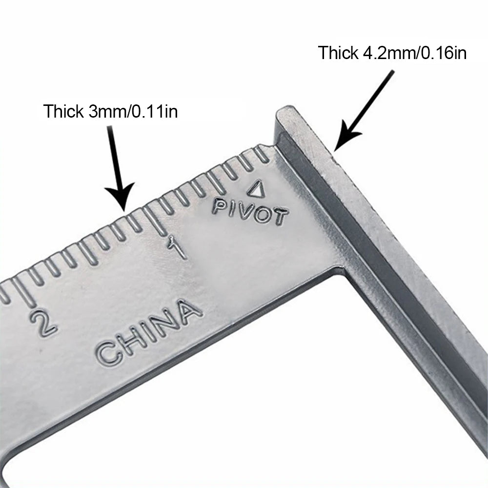 7-Inch Aluminium Set Square – 90° Carpenter's Measuring Tool Carpenter's Set Square P3
