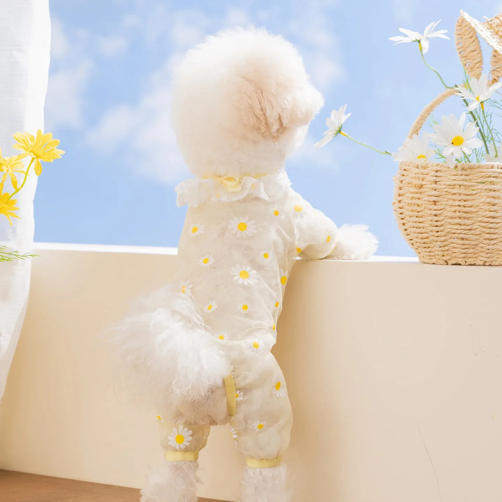 Puppy Breathable Mesh Jumpsuit – Insect-Proof Dog Clothes XS–XL Pet Dog Jumpsuit P3