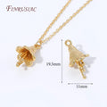18K Gold Plated Jellyfish Charm – Brass Marine DIY Pendant DIY Jewelry Charm P3 18K Real Gold Plated 4 pieces